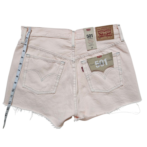 Levi's Pink Jean Shorts for Women - Picture 14 of 16